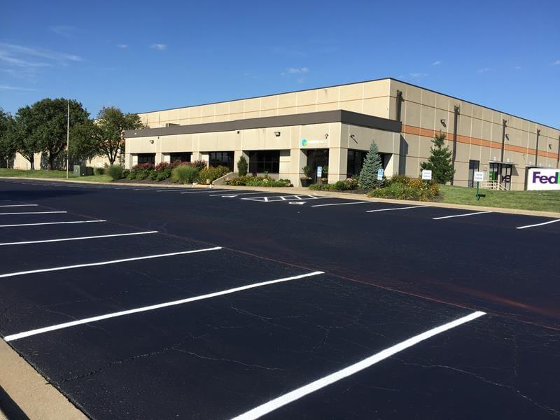 Sealcoat and re stripe project in Kansas City, KS Thumbnail